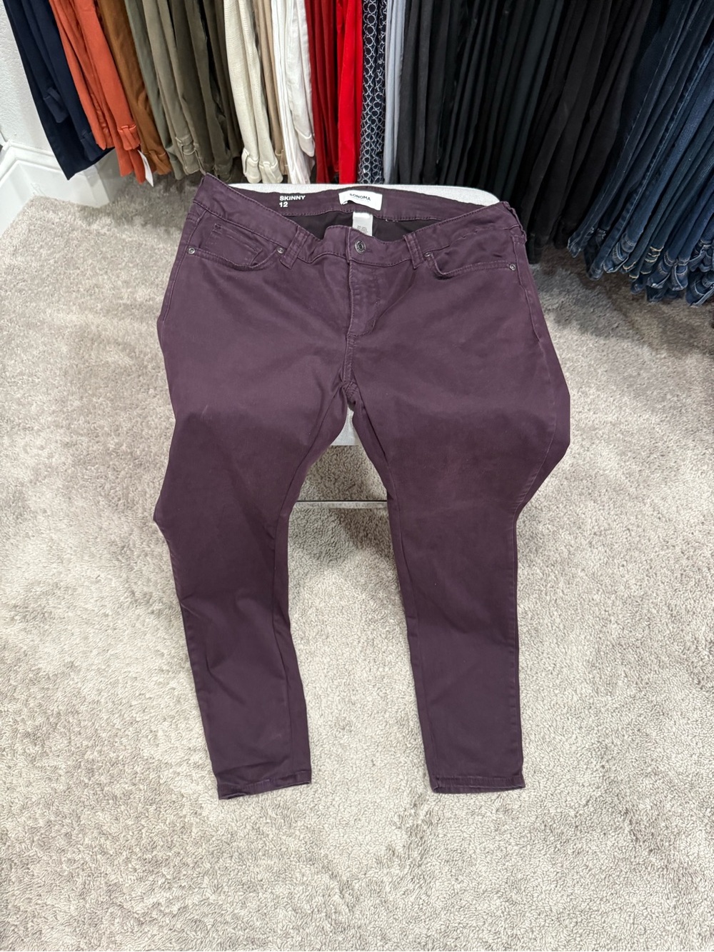 Sonoma Plum Skinny Jeans
